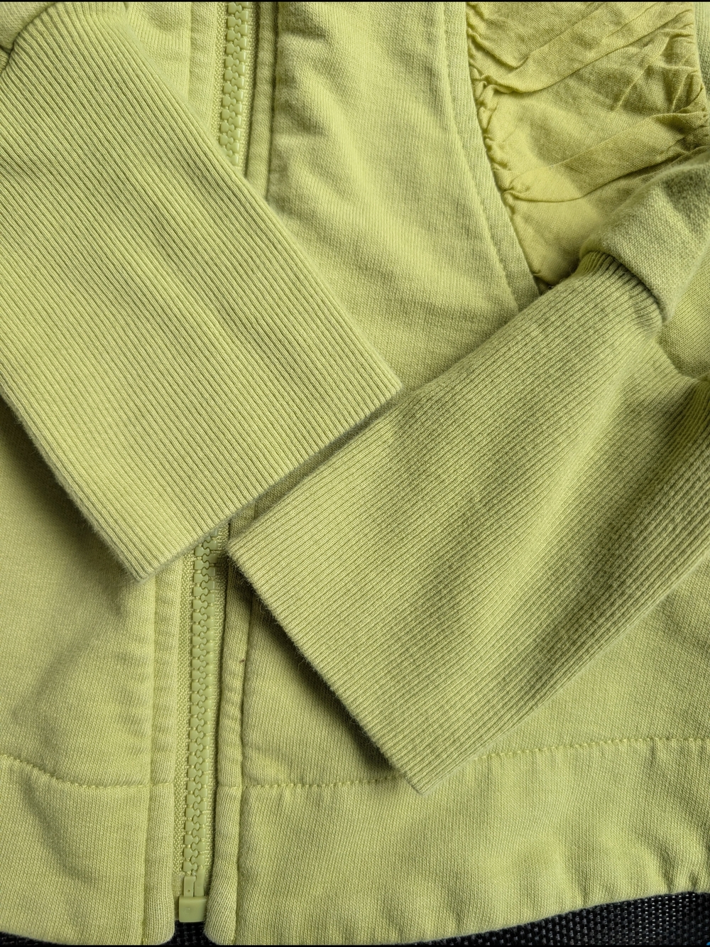 Prairie Underground Short Cloak Hoodie Lime Green - Picture 9 of 9